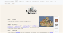 Desktop Screenshot of ourdavidwintercottages.com